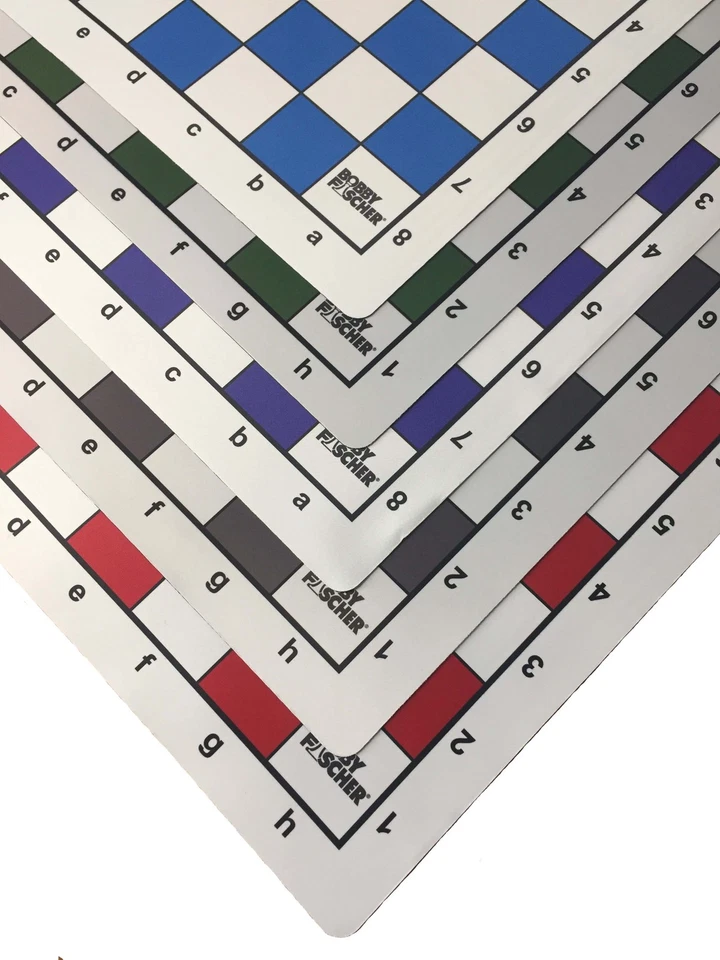 Bobby Fischer Green Vinyl Tournament Chess Board, 20 in. - Image 3 of 3