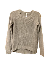 Woman's Aeropostale Light Beige, Long Sleeve Sweater. Size Small Petite.