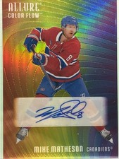 2025-26 Upper Deck Allure - Mike Matheson Full Rainbow Autograph #RA-MA