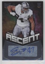 2017 Panini Vertex The Ascent 18/199 Eddie Vanderdoes #159 Auto 0w8