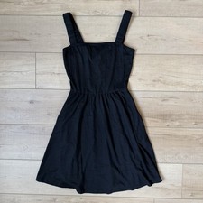 NWT Huhot Summer Dress Womens SZ S Black Cruise Beach Peasant Boho Fest