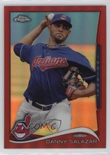 2014 Topps Chrome Red Refractor /25 Danny Salazar #178 a2f