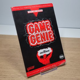 Galoob Game Genie Sega Genesis Video Game Enhancer w/ Box Manual Code Book 1992