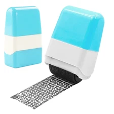 Security Roller Stamp Privacy Seal Self-Inking Label Identity Protector