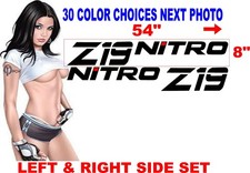 FITS NITRO Z19 Z 19  BOAT  DECALS HULL REPLACEMENT