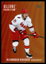 2025-26 Upper Deck Allure Color Flow Red Orange Alexander Nikishin Rookie