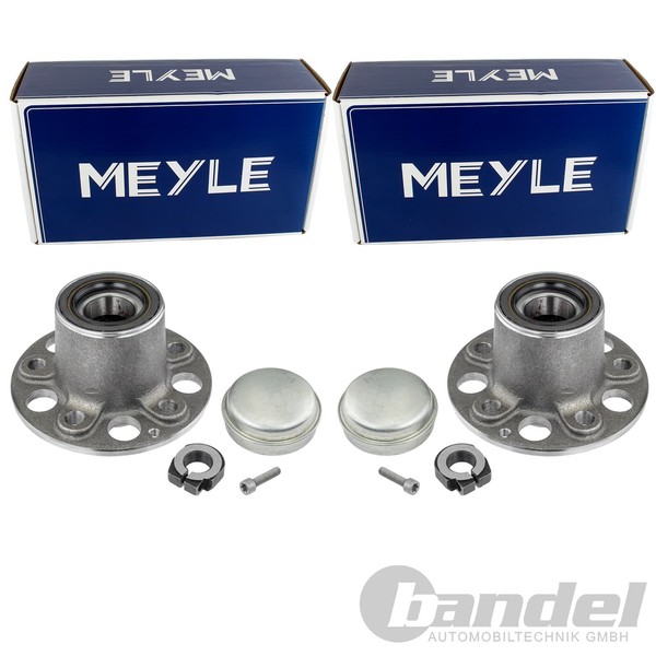 2X Meyle Radnabe Mit Sensorring Mit Radlager Vorne Passend FüR Mercedes C-KLASSE-image