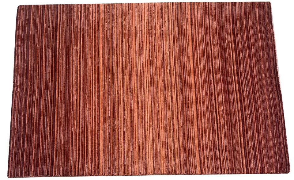 Orange Rot160X230 cm Teppich 100% Wolle Orientteppich Handgetuftet HT351 - Bild 3 von 4