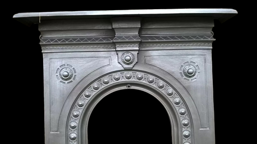 Victorian Edwardian Cast Iron Combination bedroom Fireplace - Picture 6 of 10