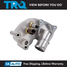TRQ Thermostat with Housing Assembly Fits 2001-2011 Ford 2001-2009 Mazda