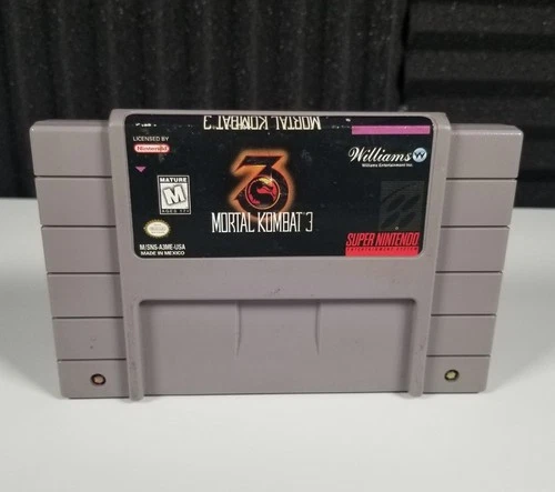 Mortal Kombat 3 (Super Nintendo SNES, 1995) Authentic & Tested - Fast Ship