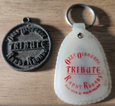 ozzy osbourne / Hammerjacks**randy rhoads tribute**key chain Super rare