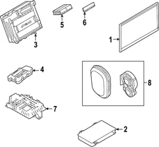Genuine Land-Rover 2022-2023 Range Rover Range Rover Sport Headphones LR144083