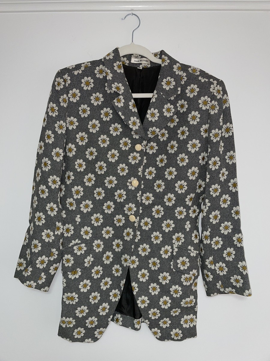 Isaac Mizrahi Runway Vintage Spring 1995 Daisy Print Blazer Isaac Mizrahi Runway Vintage Spring 1995 Daisy Print Blazer