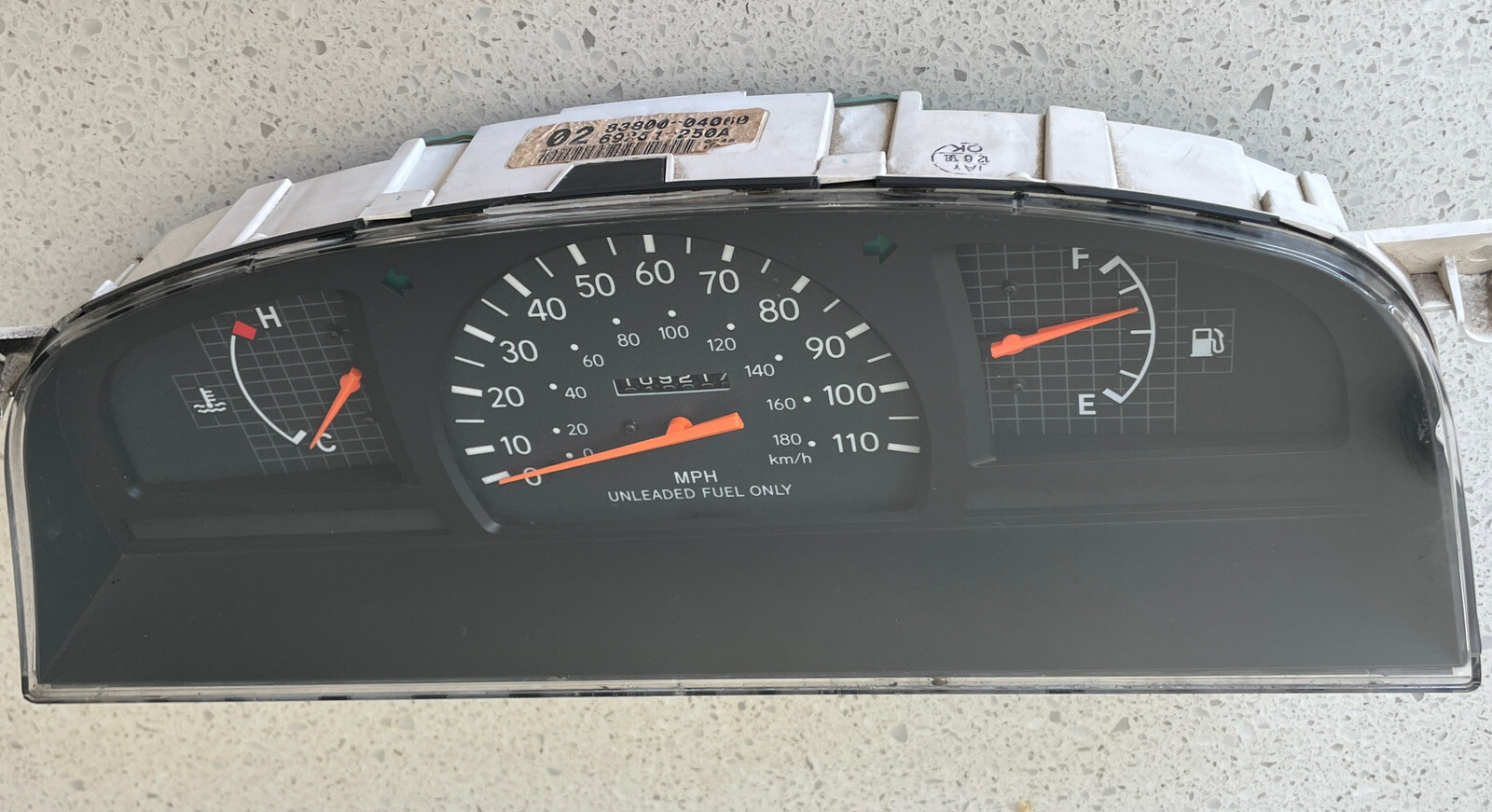 1997 98 99 2000 TOYOTA INSTRUMENT