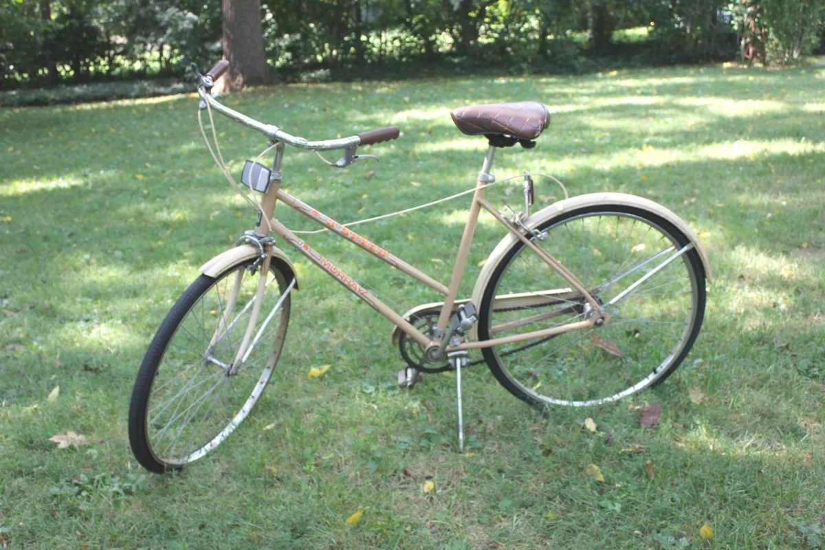Vintage Bicycle Murray Sands 3 Speed Women Girls Bike Tan Brown
