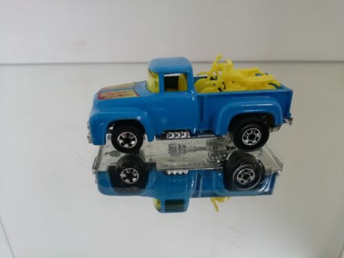 Hot Wheels Ford 56 Hi HAULER pick up camion con 2 moto buono - Foto 3 di 7