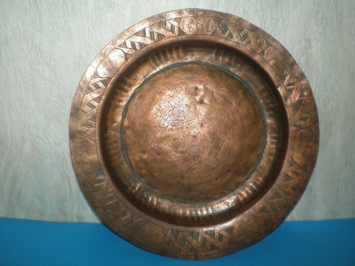 Assiette en cuivre EGYPTE - Décoration