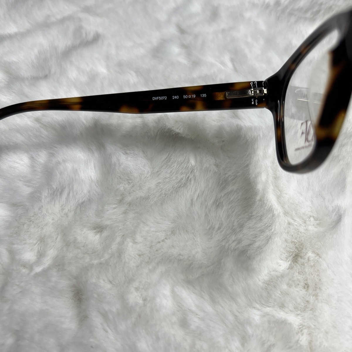 NEW DIANE VON FURSTENBERG women\'s dvf5072 cat eye eyeglasses in black New Authentic Diane Von Furstenberg Eyeglass Frames DVF5072  main image 3