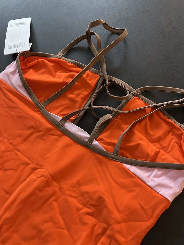 Passionata Badeanzug Damen Neu L Edel Hochwertig Urlaub Orange Rosa NP79€ - Bild 4 von 4