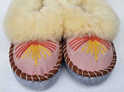 LAMMFELL Warme HAUSSCHUHE NEU Schaffell /-leder Schurwolle