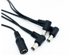 SET CAVI ADATTATORI ALIMENTAZIONE 3 VIE EFFETTI CHITARRA e BASSO