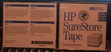 Genuine Vintage Surestore Tape Drive Software Disc W Manual 1996 C1529-10141
