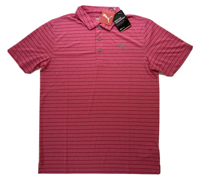 red puma golf shirt