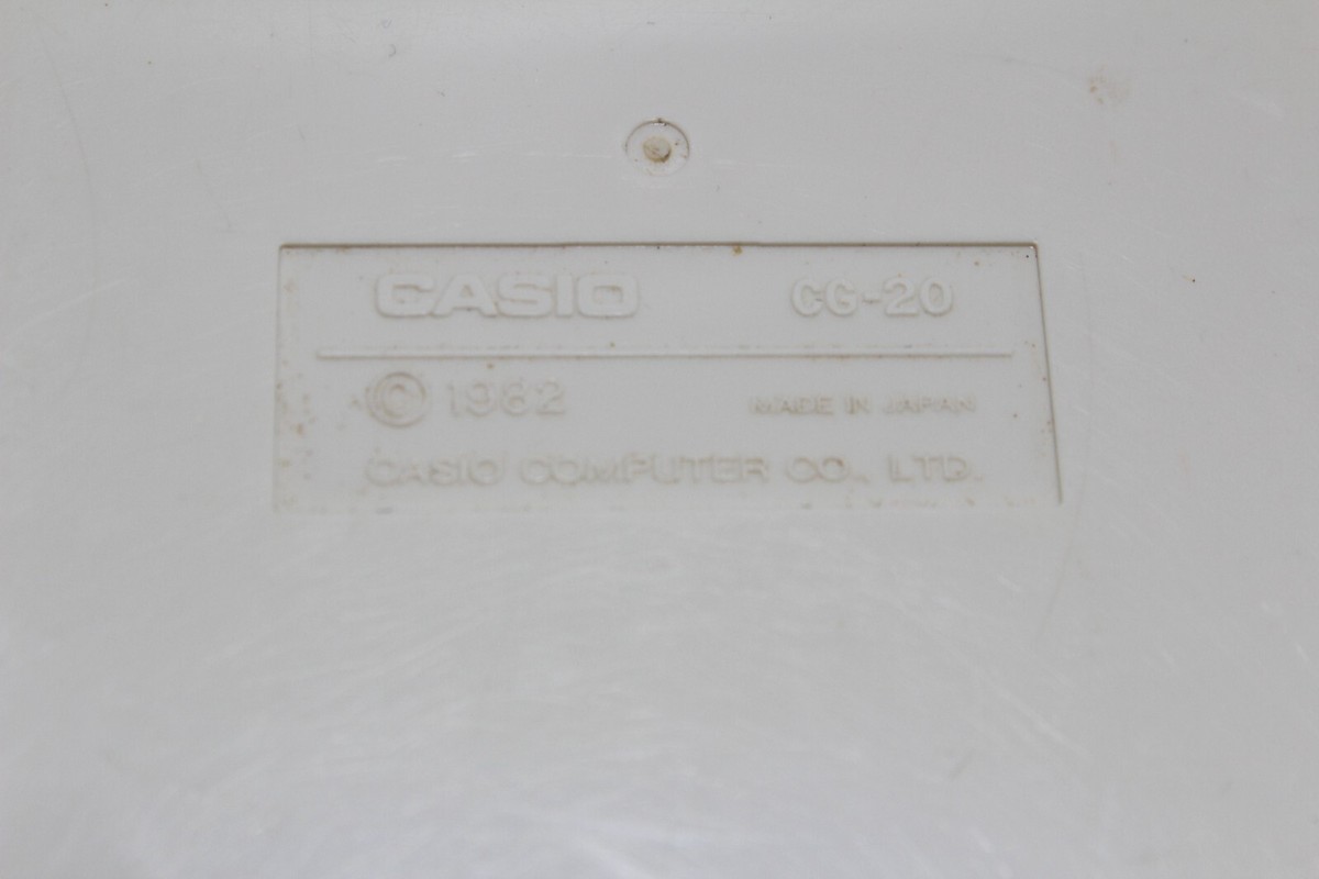 カシオ CG-20 MONEY&BOMB  マネー&ボン　ソーラーパワー CASIO 【送料無料】CASIO/カシオ MONEY&BOMB CG-20 LCDソーラー