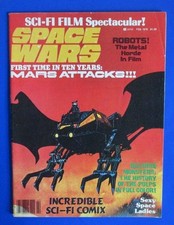1978 SPACE WARS Magazine v.2 #1 VG/FN 5.0 Mars Attacks Robots Rocky Jones