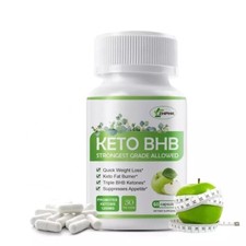 KETO BHB 1200mg PURE Ketone FAT BURNER RAPID Weight Loss Diet Pills Ketosis
