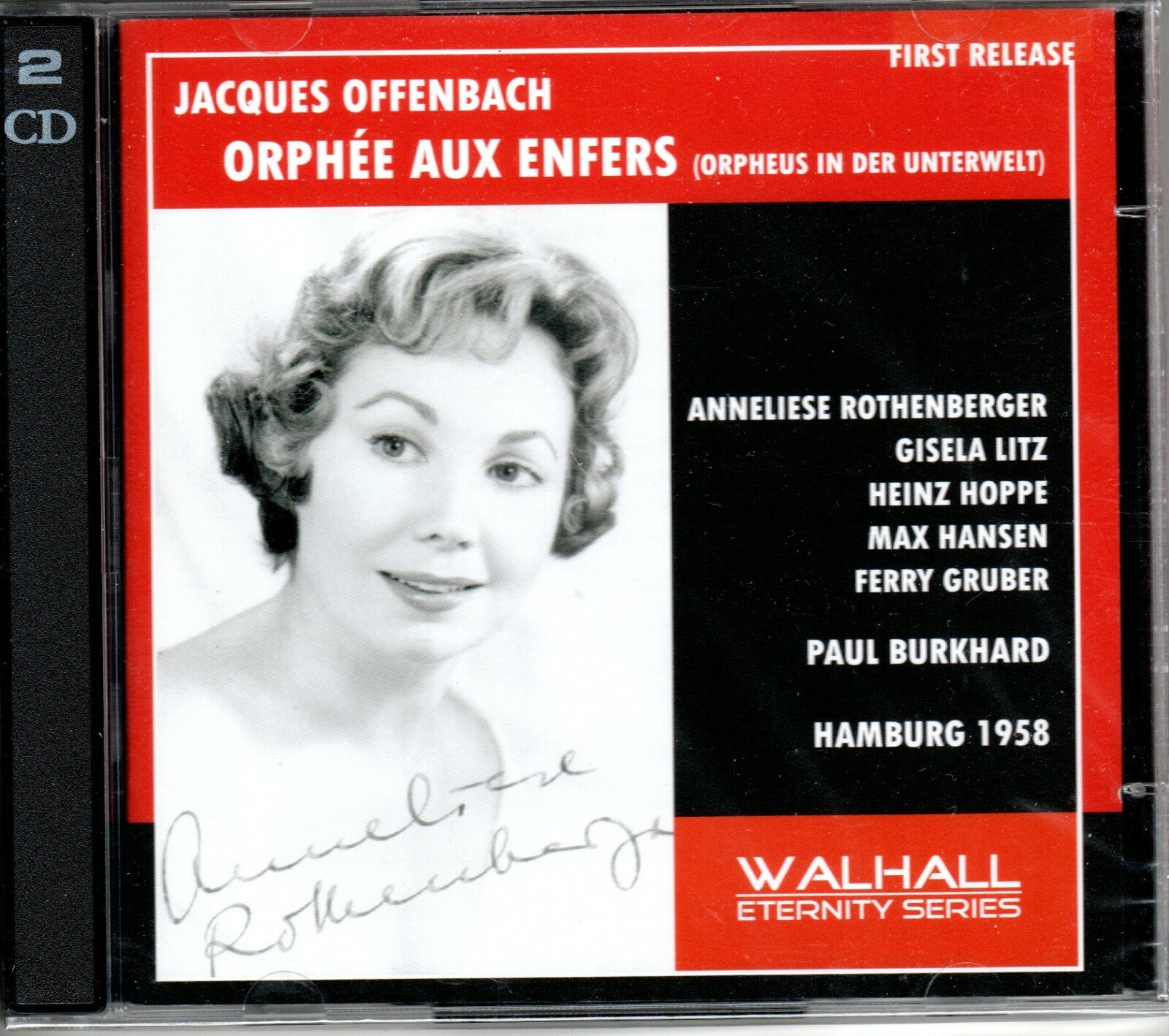OFFENBACH - ORPHEE AUX ENFERS - ROTHENBERGER - LIZ - BURKHARD - HAMBURG 1958