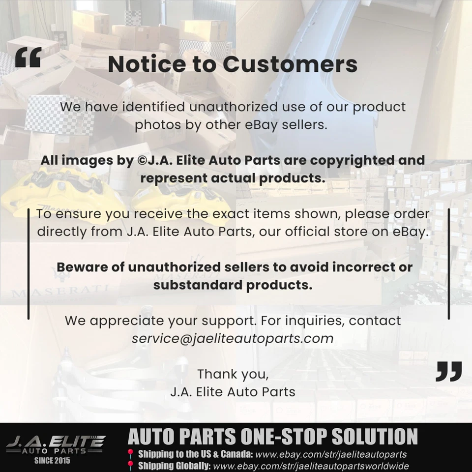 Genuine Front Brake Pads Set for Maserati Ghibli Quattroporte(4 Piston Calipers) - Imagen 3 de 4