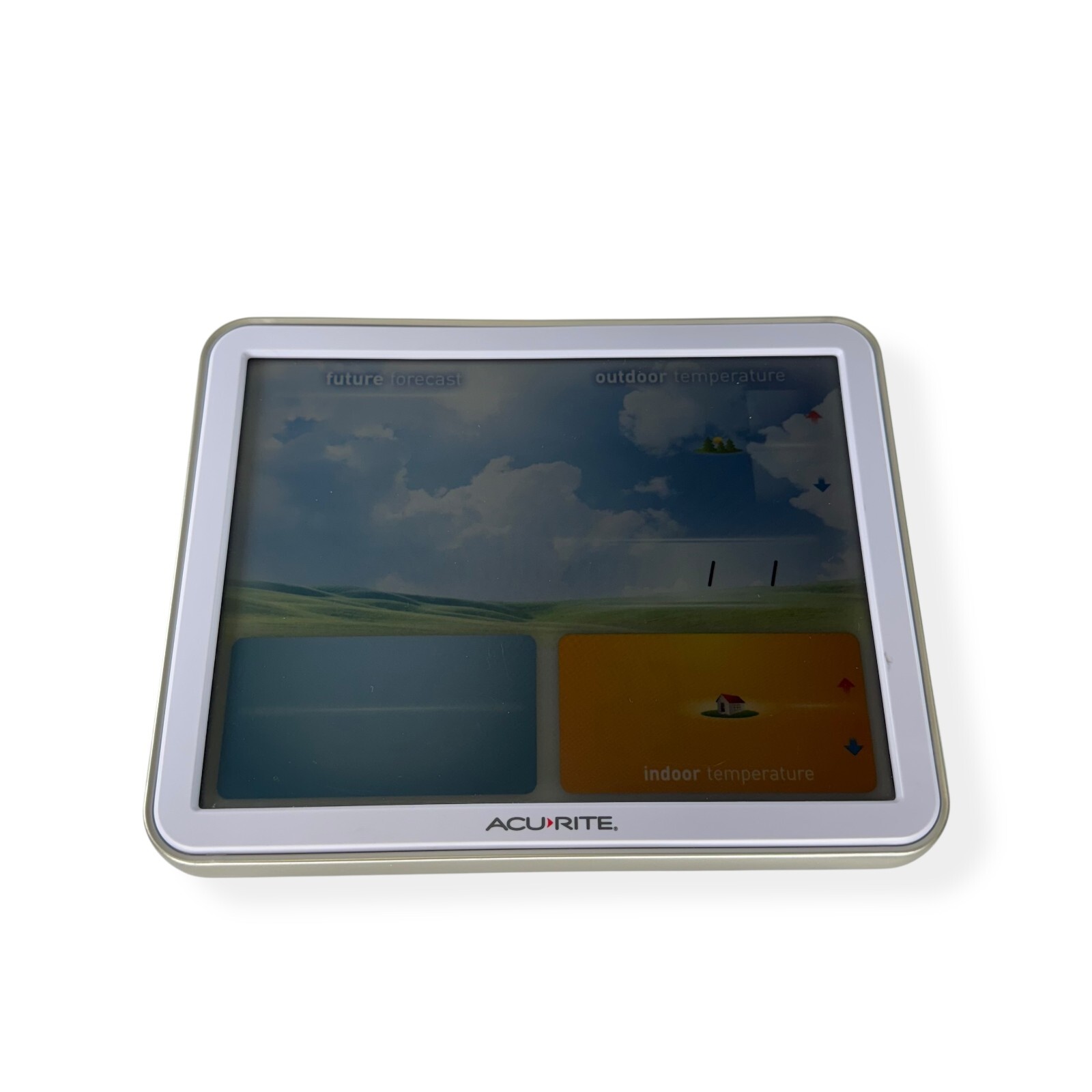 Atomic Clock White Jumbo Color Display
