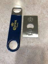 Corona Extra Light Bottle Opener Metal 7" And Credit Card Size Opener