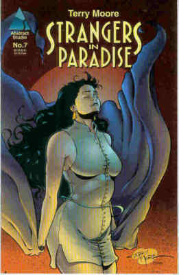STRANGERS IN PARADISE #7 (1995) 1ST PRINTING BAGGED & BOARDED ABSTRACT COMICS
