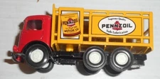 Mack Cabover Pennzoil Delivery Truck American Highway Legend 1/64 4" L x 2" High