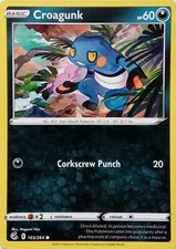 165/264 CROAGUNK | COMMON | FUSION STRIKE POKEMON CARD