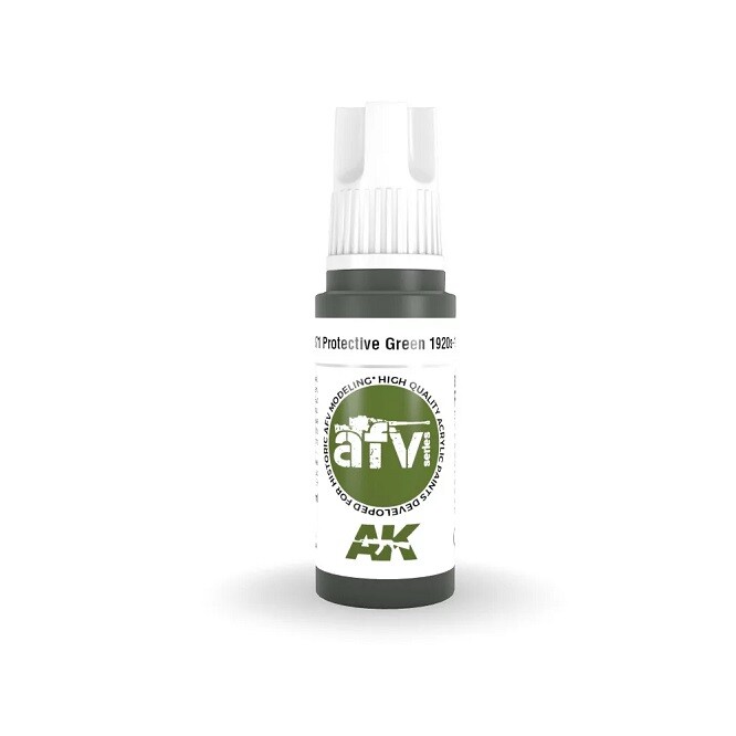 Ak Interactive AK11371 - Protective Green 1920s-1930s 17ml - New