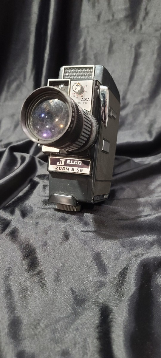 ❤Best Price As IS❤ Jelco Zoom 8 SE 8mm Film Wind-up Camera NIHON