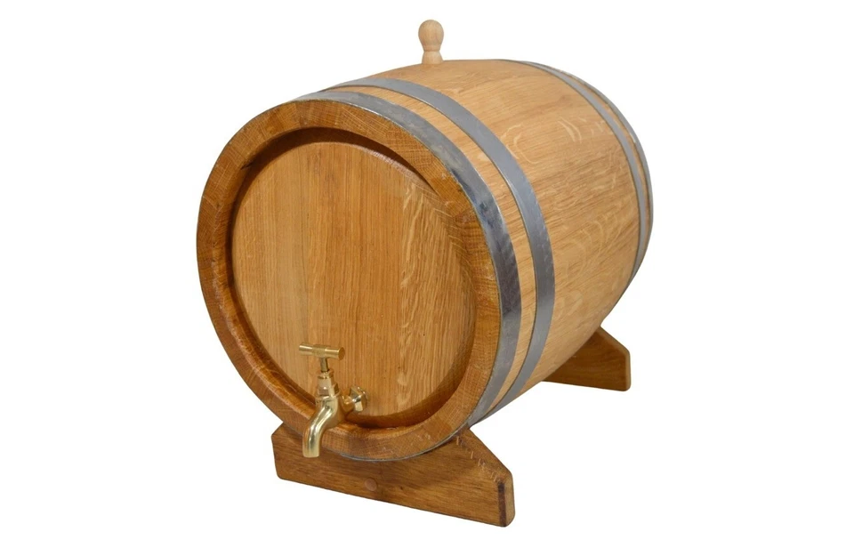 Holzfass Whiskyfass Eichenfass Schnapsfass Metallhahn 3,5,10,15,20,30,50 Liter - Bild 4 von 4