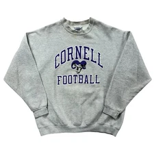 VTG Cornell College Football Liberal Arts Iowa Rams Sports Sweatshirt Fits L/XL