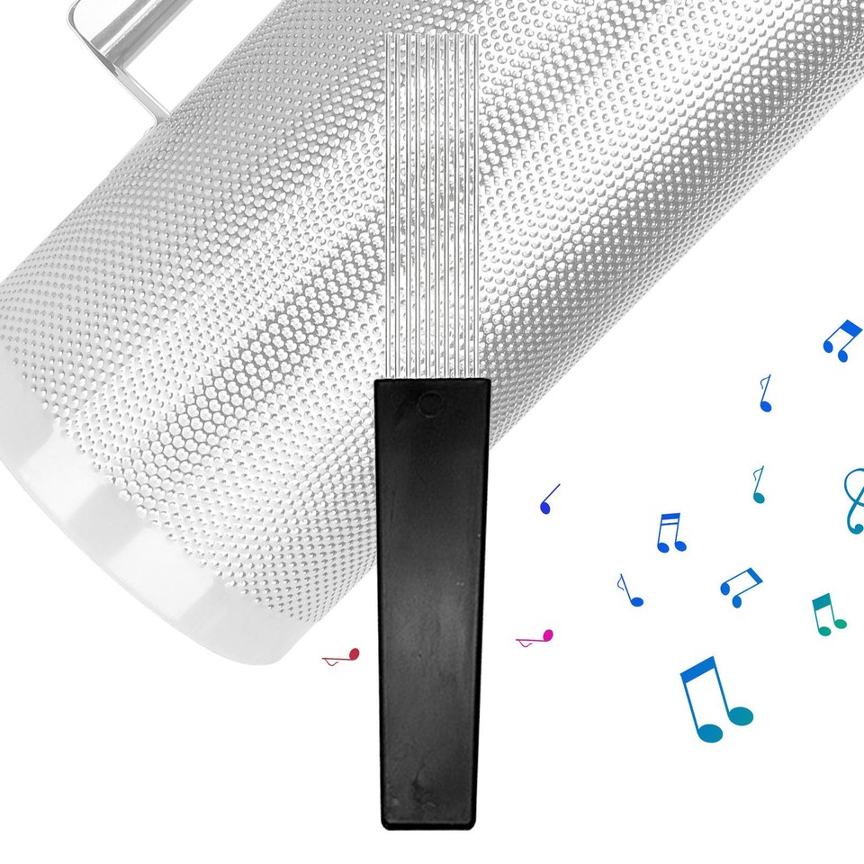 Guiro Metal Scraper Anti Slip Percussion Instrument Latin Brush Comb