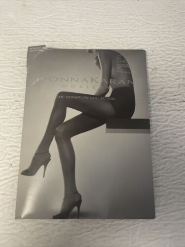 Maglia Donna Karan Calzetteria Signature Collection Control Top Camoscio Nero Small - Foto 2 di 6