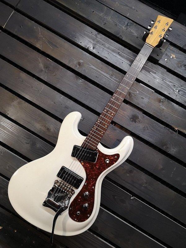 全音 MORALES ZES-300 Morales ZES-300 Mosrite Style Electric Guitar 1960s White