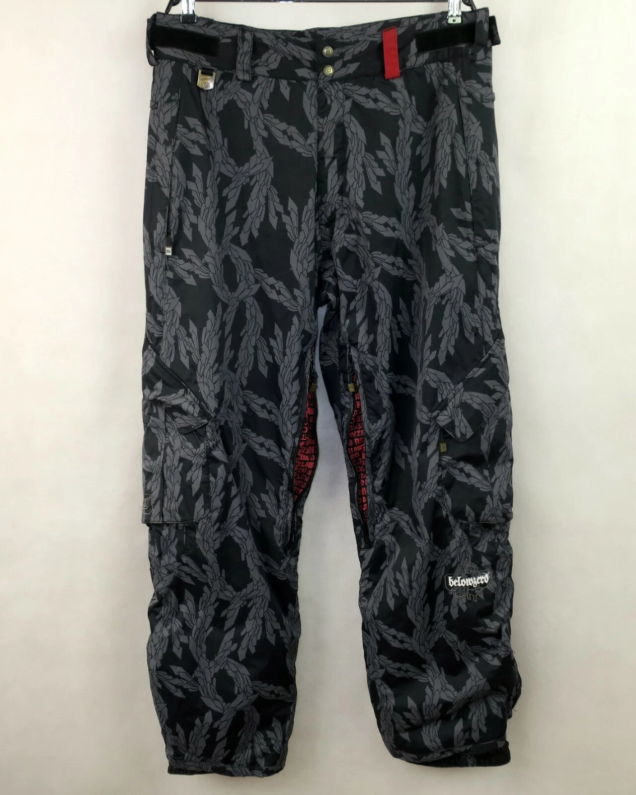 BELOWZERO ZEROTECH MENS WATERPROOF 10.000 mm SKI LINED PANTS size XL