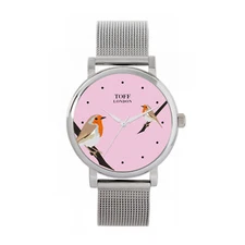 Toff London TLWS-28824 Ladies Robins Bird Watch