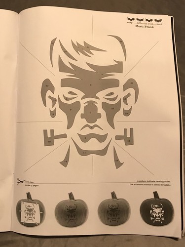 Crofton Pumpkin Green Carving Kit Carving & Stencil Kit Safe & Easy To Use - Picture 9 of 12