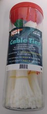 NSI CTP-650 Standard Type Assorted Color Cable Ties 650 Count