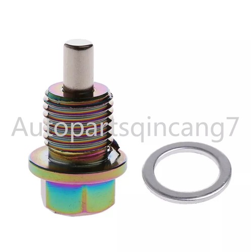 M12*1.25MM Neo Chrome Magnetic Oil Drain Plug / Oil Sump drain plug Nut - Bild 8 von 9